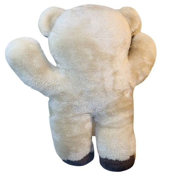 Vintage Muffin Enterprises Plush Chubby Standing Tan Unique Teddy Bear 16” - Picture 5 of 6